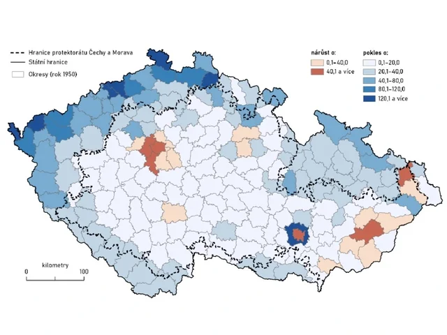 Nový mapový portál zobrazuje unikátní data o poválečném dosídlení pohraničí